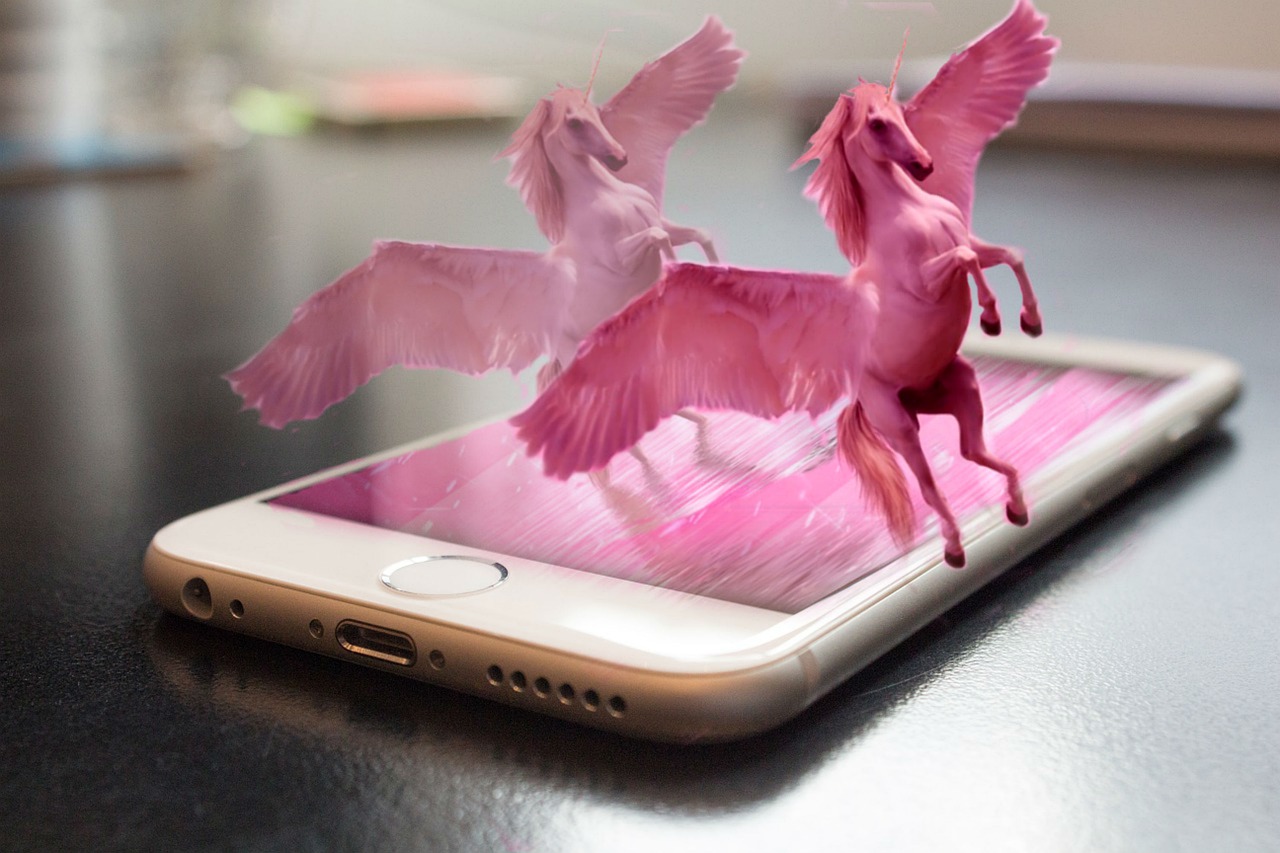 3d unicorn Iphone