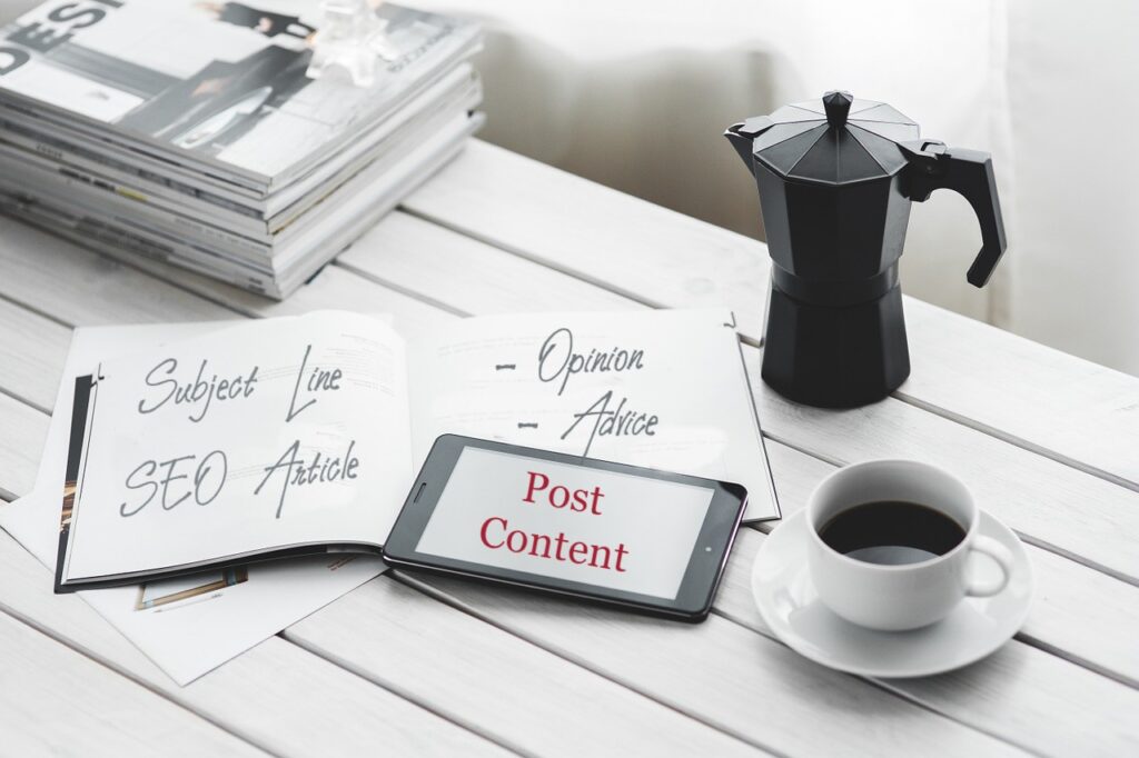 header for post content writing